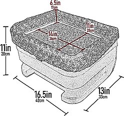 Pet Gear Dog & Cat Bucket Seat Booster, Jaguar, 17-in slide 2 of 3