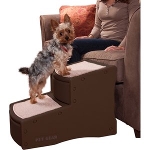 Pet Gear Easy Step II Cat & Dog Stairs, Chocolate
