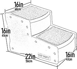 Pet Gear Easy Step II Cat & Dog Stairs, Chocolate slide 2 of 4
