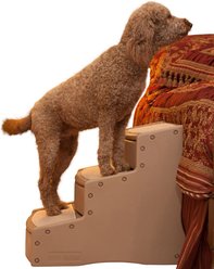 Pet Gear Easy Step III Extra Wide Cat & Dog Stairs, Tan