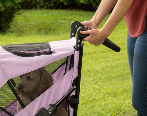 Show full view: Pet Gear Excursion No-Zip Dog & Cat Stroller, Mountain Lilac slide 5 of 9