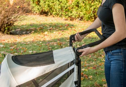 Show full view: Pet Gear Expedition No-Zip Dog & Cat Stroller, Fog slide 6 of 8