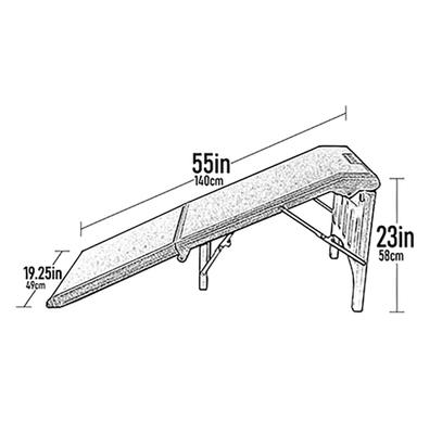 Show full view: Pet Gear Free-Standing Extra Wide Carpeted Dog Car Ramp, Chocolate slide 2 of 7