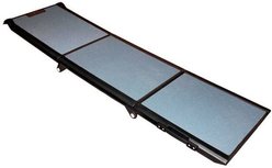 Pet Gear Full Length Tri-Fold Pet Ramp, Grey/Black