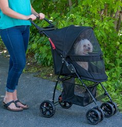 Pet Gear Happy Trails Lite No-Zip Pet Stroller, Jaguar
