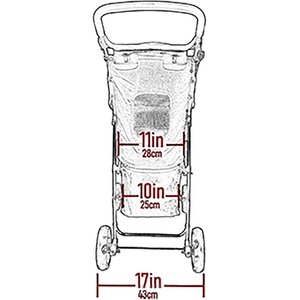 Pet Gear Happy Trails Lite No-Zip Dog, Cat & Small Pet Stroller, Jaguar