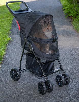 Show full view: Pet Gear Happy Trails Lite No-Zip Pet Stroller, Jaguar slide 4 of 7