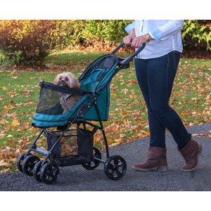 Pet Gear Happy Trails Lite No-Zip Pet Stroller, Pine Green