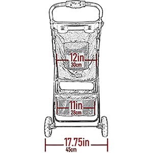 Pet Gear Happy trails No-Zip Pet Stroller, Emerald