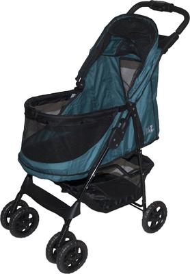 Show full view: Pet Gear Happy trails No-Zip Pet Stroller, Emerald slide 5 of 8