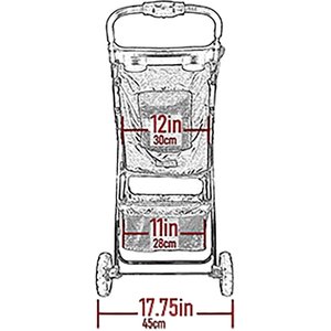 Pet Gear Happy trails No-Zip Pet Stroller, Pink Diamond