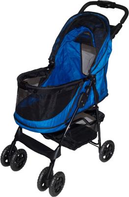 Show full view: Pet Gear Happy trails No-Zip Pet Stroller, Sapphire slide 6 of 9