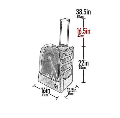 Pet Gear I-GO Plus Traveler Dog & Cat Backpack & Rolling Carrier