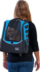 Pet Gear I-GO2 Escort Dog & Cat Carrier Backpack, Ocean Blue