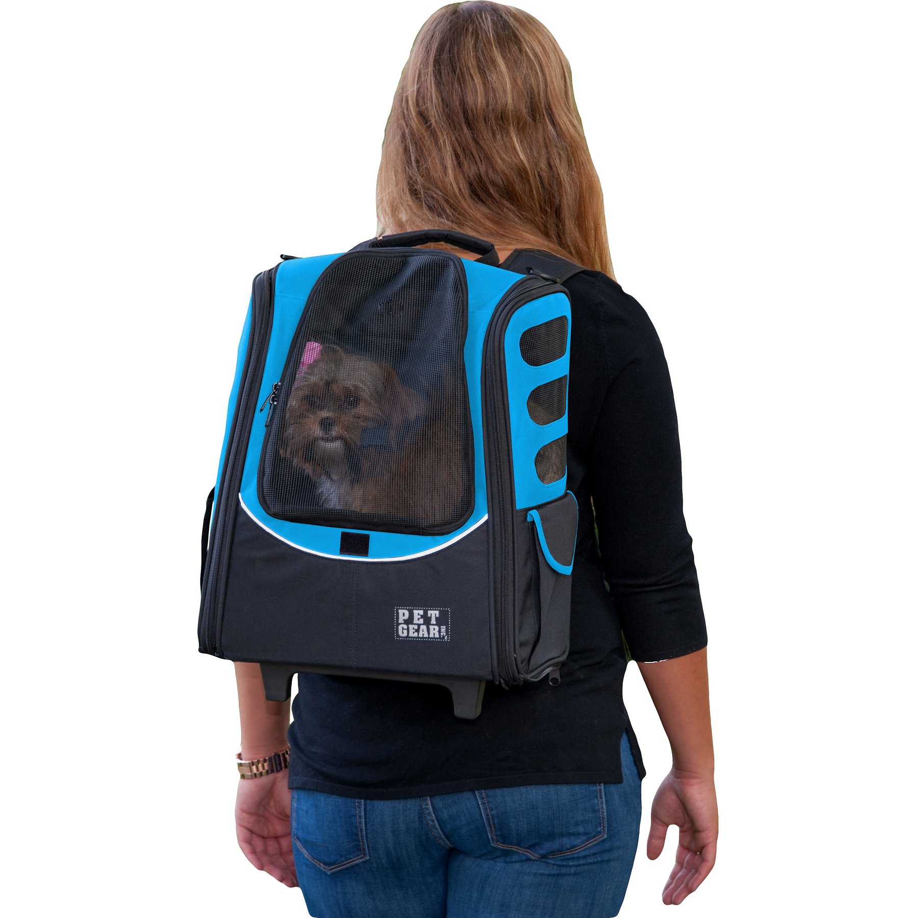 Pet Gear I-GO2 Escort Dog, Cat & Small Pet Carrier Backpack, Ocean Blue