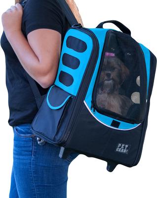 Show full view: Pet Gear I-GO2 Escort Dog & Cat Carrier Backpack, Ocean Blue slide 3 of 6