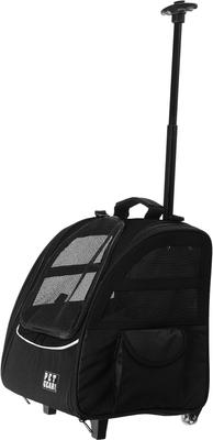 Show full view: Pet Gear I-GO2 Traveler Dog & Cat Backpack & Rolling Carrier, Black slide 8 of 11