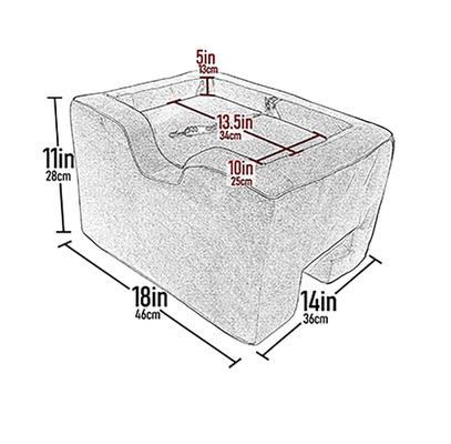 Show full view: Pet Gear Medium Car Booster, Charcoal slide 2 of 9