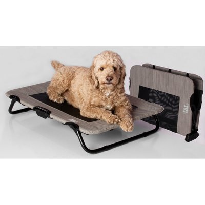 Pet Gear Pet Gear Pet Cot Dog Bed, Harbor Grey, 30-in