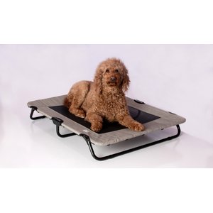Pet Gear Pet Cot Dog Bed, Harbor Grey, 40-in