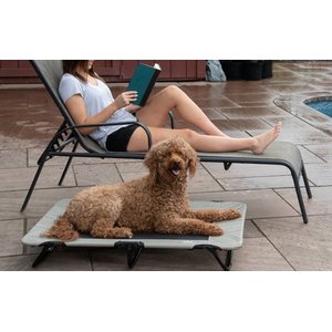 Pet Gear Pet Cot Dog Bed, Harbor Grey, 40-in