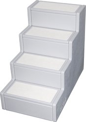 Pet Gear Pet Step Cat & Dog Stairs, Essential Grey, Pet Step IV