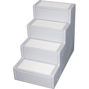 Pet Gear Pet Step Cat & Dog Stairs, Essential Grey, Pet Step IV