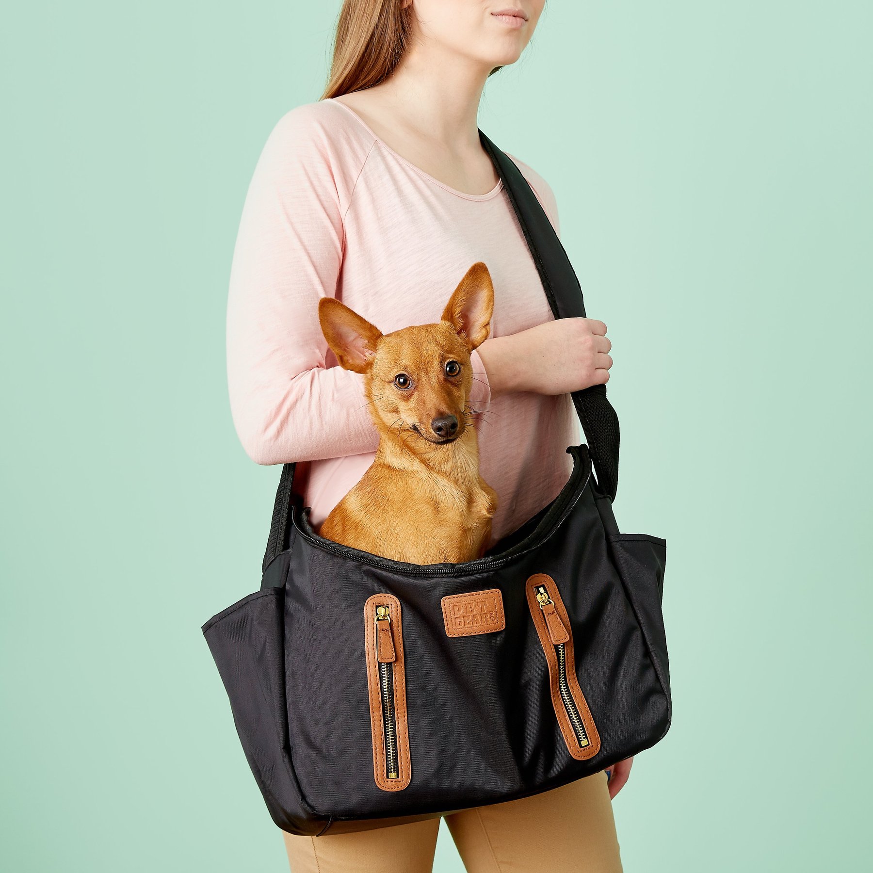 Pet Gear R & R Dog, Cat & Small Pet Carrier Sling, Black