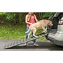 Pet Gear Reflective Extra Wide Foldable Dog Car Ramp, Tri-fold