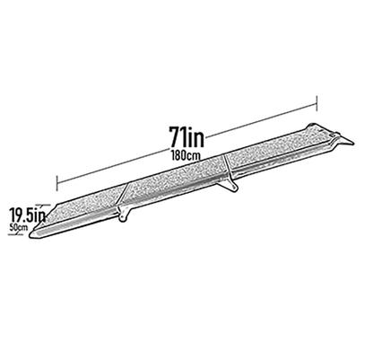 Show full view: Pet Gear Reflective Extra Wide Foldable Dog Car Ramp, Tri-fold slide 2 of 7