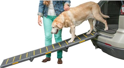 Show full view: Pet Gear Reflective Extra Wide Foldable Dog Car Ramp, Tri-fold slide 5 of 7