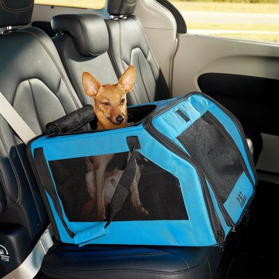 Pet Gear Signature Dog & Cat Car Seat & Carrier Bag, Aqua, Pet Gear