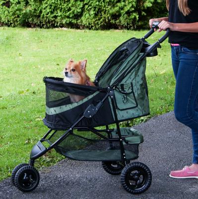 Show full view: Pet Gear Special Edition No-Zip Dog & Cat Stroller, Sage slide 6 of 9