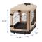 Show in main carousel: Pet Gear The Other Door Double Door Collapsible Wire Dog Crate & Fleece Pad, 27 inch slide 3 of 11
