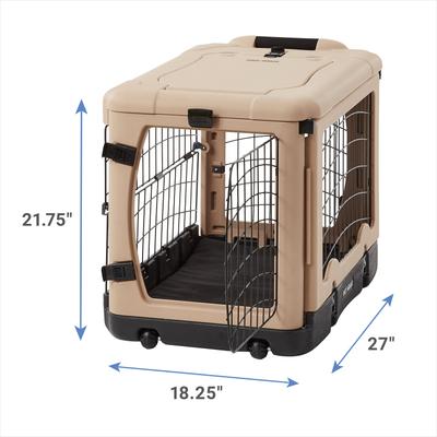 Show full view: Pet Gear The Other Door Double Door Collapsible Wire Dog Crate & Fleece Pad, 27 inch slide 3 of 11
