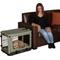 Show in main carousel: Pet Gear The Other Door Double Door Collapsible Wire Dog Crate & Plush Pad, Sage, 27 inch slide 1 of 10