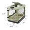 Show in main carousel: Pet Gear The Other Door Double Door Collapsible Wire Dog Crate & Plush Pad, Sage, 27 inch slide 3 of 10