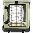 Show in main carousel: Pet Gear The Other Door Double Door Collapsible Wire Dog Crate & Plush Pad, Sage, 27 inch slide 6 of 10
