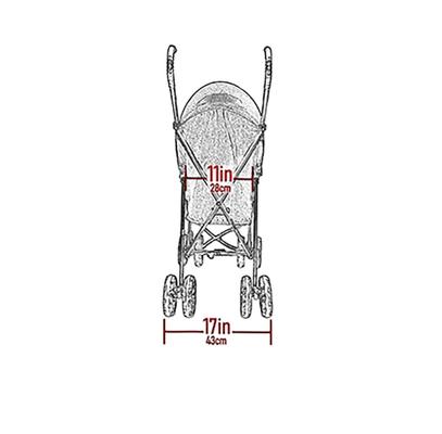 Show full view: Pet Gear Travel Lite Pet Stroller, Black slide 3 of 10