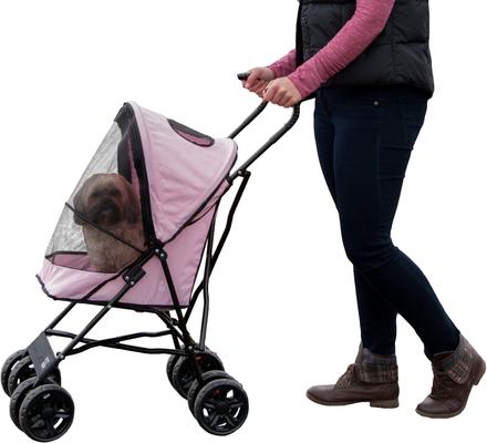 Show full view: Pet Gear Travel Lite Pet Stroller, Pink slide 6 of 10