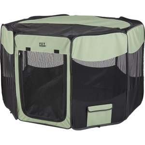 Pet Gear Travel Lite Soft-Sided Dog, Cat & Small Pet Pen with Removable Top, Sage, Large