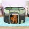 Show in main carousel: Pet Gear Travel Lite Soft-Sided Dog & Cat Pen with Removable Top, Sage, Large slide 4 of 7