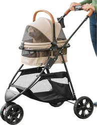 Pet Gear View 360 Booster Seat Travel System Dog Carrier, 14-in, Sand