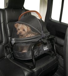 Pet Gear View 360 Booster Seat Travel System Dog Carrier, 15-in, Jet Black