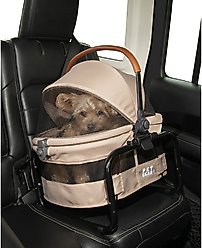 Pet Gear View 360 Booster Seat Travel System Dog Carrier, 15-in, Sand