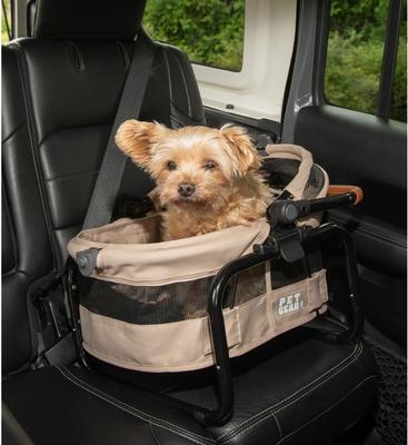 Show full view: Pet Gear View 360 Booster Seat Travel System Dog Carrier, 15-in, Sand slide 3 of 7