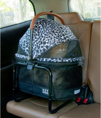 Show full view: Pet Gear View 360 Booster Travel System Dog & Cat Carrier, Grey Animal slide 4 of 9
