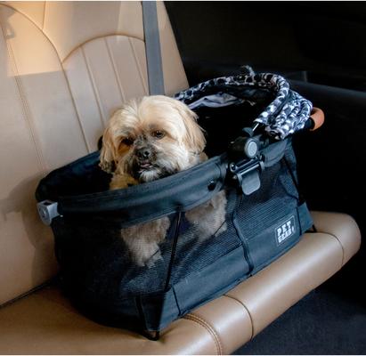 Show full view: Pet Gear View 360 Booster Travel System Dog & Cat Carrier, Grey Animal slide 5 of 9