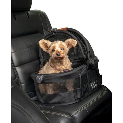 Pet Gear Pet Gear View 360 Car Seat Dog & Small Pet Carrier, 15-in, Jet Black