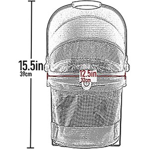 Pet Gear View 360 Car Seat Dog & Small Pet Carrier, 15-in, Jet Black